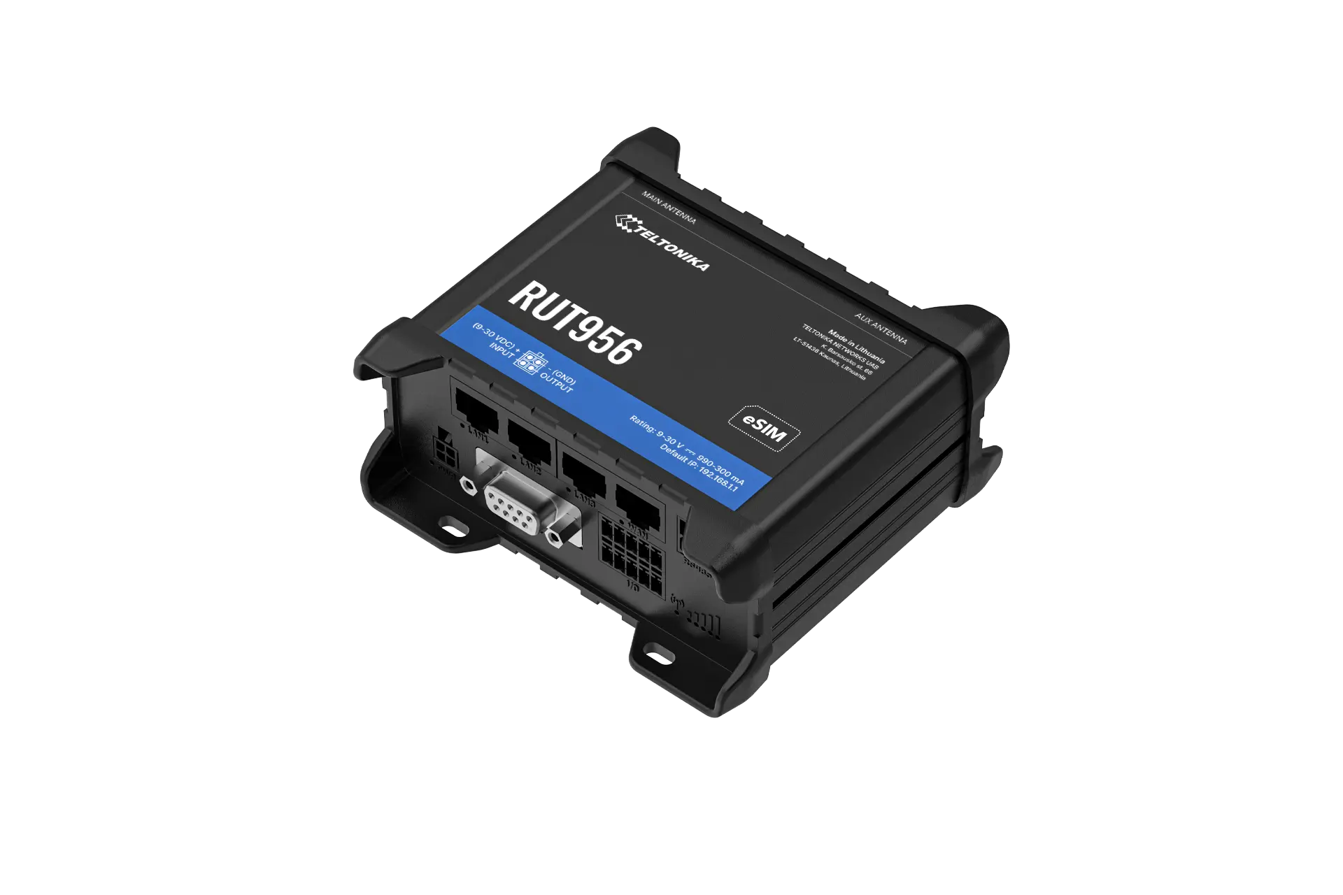 Teltonika RUT956 — Endüstriyel 4G Router (GNSS & I/O)