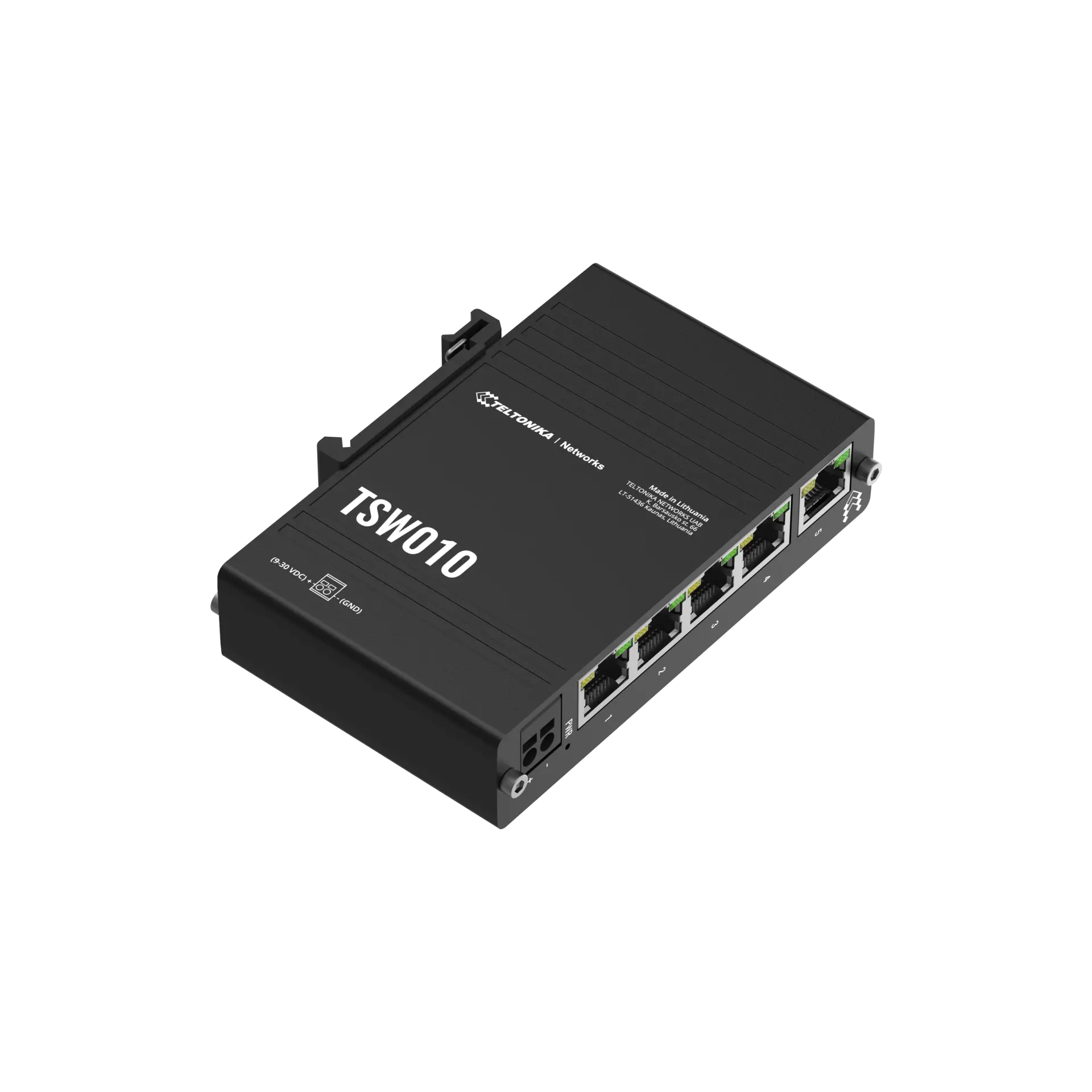 Teltonika TSW010 — Endüstriyel Unmanaged Switch